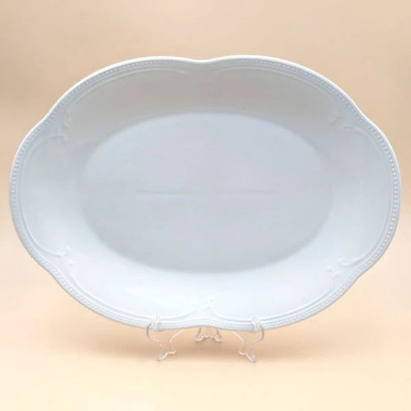 Блюдо овальное 36*25см фарфор White Ornaments (3)