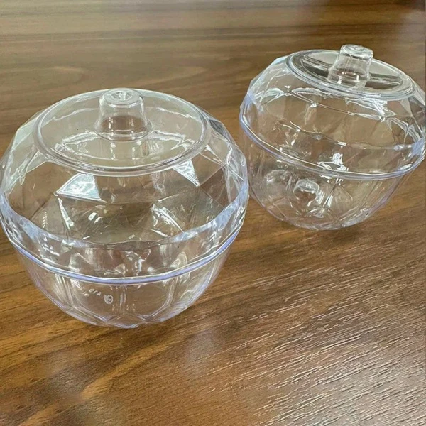 Форма одноразовая фуршетная полистирол 140мл 81*90мм с крышкой прозрачная Complement Кристалл (144)