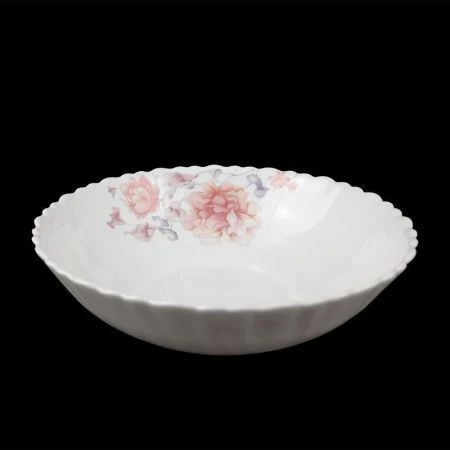 Салатник 20см 1000мл стеклокерамика ДИАНА круглый (6/36)