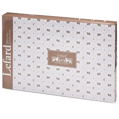 Блюдо 30,5*21*3см фарфор Charm с золотой отводкой овальное (12)