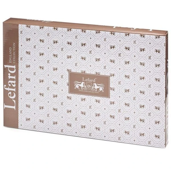 Блюдо 30,5*21*3см фарфор Charm с золотой отводкой овальное (12)