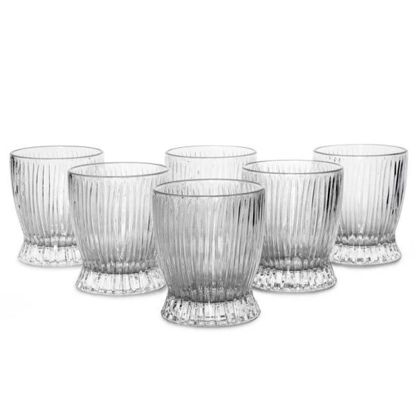 Стаканы набор 6шт 250мл 8*10см стекло (8)