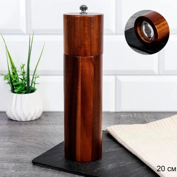 Мельница для специй 20см дерево акация JS-E00A3-20 (64)
