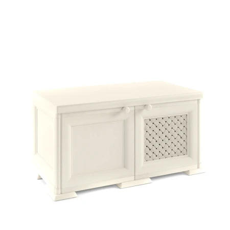 Шкаф пластик Уют Э-007 бежевый 810*420*445мм (1)