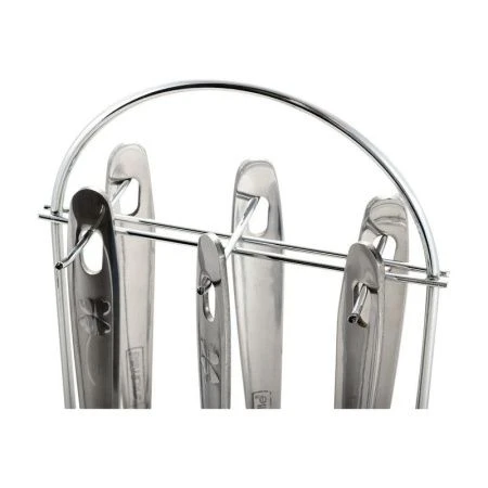 Набор кухонных принадлежностей 6пр нерж.сталь на мет.подставке арт.5230