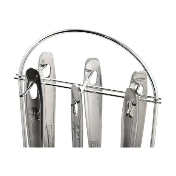 Набор кухонных принадлежностей 6пр нерж.сталь на мет.подставке арт.5230