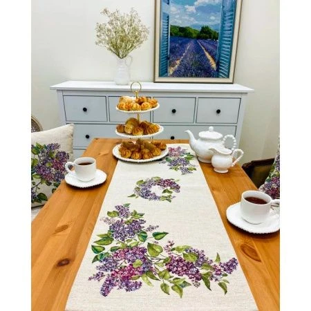 Салфетка 40*100см гобелен СИРЕНЬ