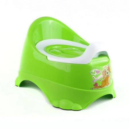 Горшок детский с крышкой 240*350*230мм пластик БЕЙБИ-КОМФОРТ салатовый (24)