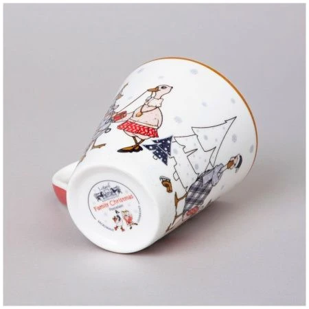 Кружка 270мл фарфор FAMILY CHRISTMAS (24)