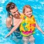 Жилет для плавания детский ПВХ Тропические друзья 41*30см от 3-5 лет Intex (24)