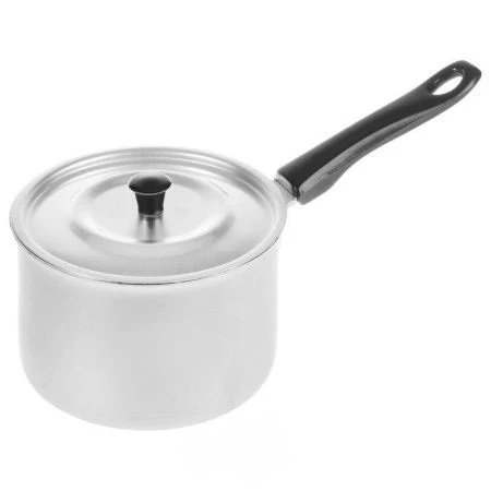 Ковш 1,5л алюминий цилиндрическая с мет.крышкой с пл.ручкой МТ-074/ОС-155 (12)