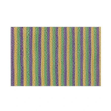 Салфетка сервировочная 30*45см полипропилен ПЛЕТЕНКА В ПОЛОСОЧКУ AN521 (12)