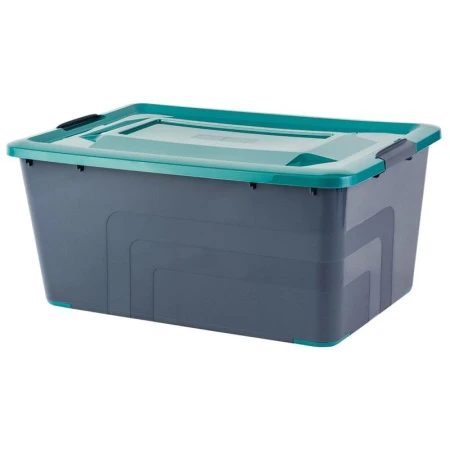 Ящик для хранения 40л пластик BERGEN FJORD с лотком вулканический базальт (4) Ящик для хранения 40л пластик BERGEN FJORD с лотком вулканический базальт (4)