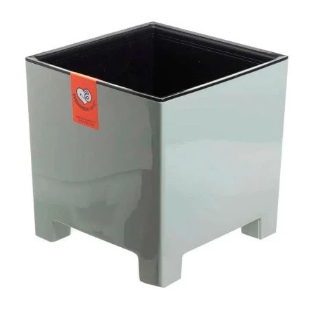 Горшок цветочный 2,1л 14*14см пластик НАРД с вкладкой шалфей (8)