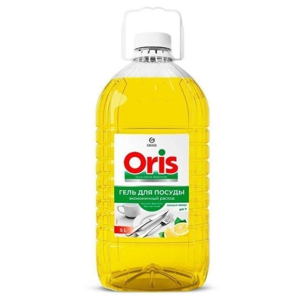 Средство для мытья посуды ORIS сочный лимон ПЭТ (канистра 5л)
