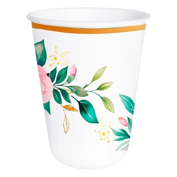 Стакан бумажный 250мл (набор 10шт.) РОМАНТИКА (96)