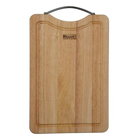 Доска разделочная 35*23,5*1,5см дерево Linea Bosco прямоугольная с мет. ручкой 93-BO-2-07