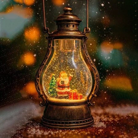 Фонарь новогодний музык. со снегом,водой и хороводом Лампа 19*14*12см usb,от батареек (в комплект не Фонарь новогодний музык. со снегом,водой и хороводом Лампа 19*14*12см usb,от батареек (в комплект не