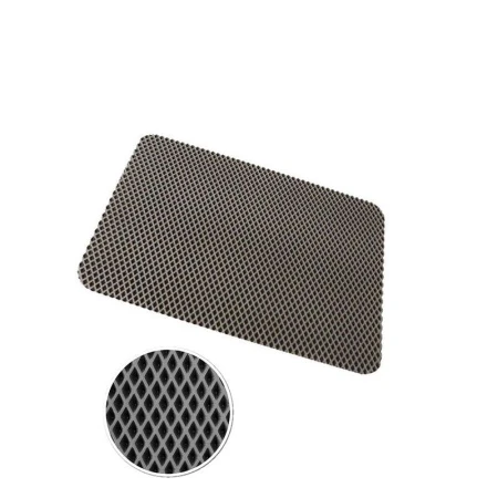 Коврик ячеистый 43*62см ЭВА РОМБЫ серый (60)