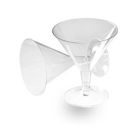 Бокал для мартини одноразовый 100мл полистирол прозрачный PS (240) Бокал для мартини одноразовый 100мл полистирол прозрачный PS (240)