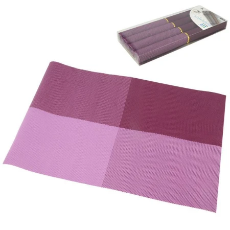 Салфетки сервировочные набор 4шт 30*45см ПВХ в подар.уп JC-9681 (60) Салфетки сервировочные набор 4шт 30*45см ПВХ в подар.уп JC-9681 (60)