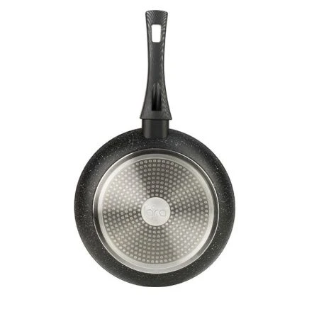 Сковорода 22см алюминий АП 3-х слойное Carbon бакел.ручка капс.индукц.дно LR01-45-22 (6)