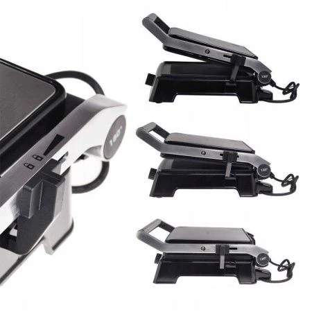 Гриль электрический контактный металл 2000Вт АП пластины 35*35,5*13см (6)