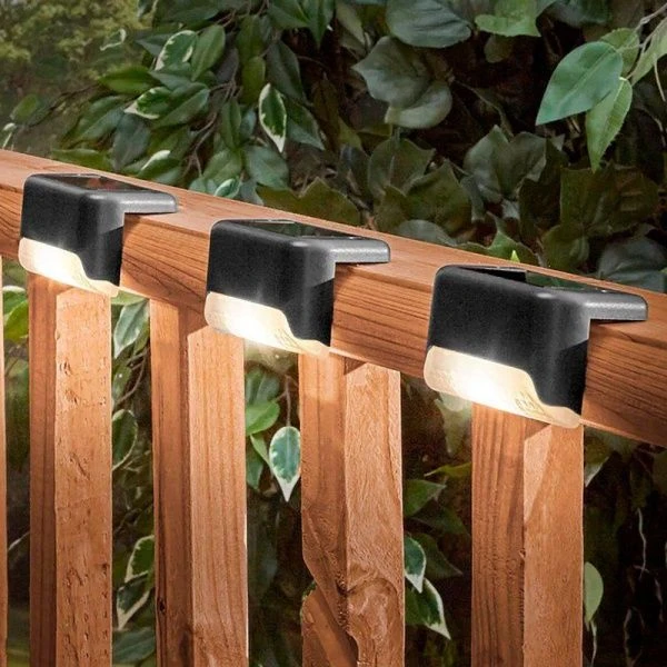 Светильник уличный настенный 2шт подсветка солнечная панель пластик 1LED 4,4*4,58см СТАРТ (24)