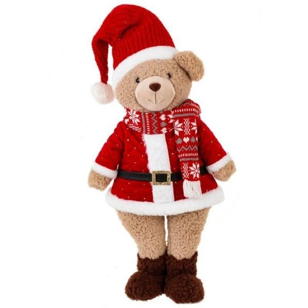Игрушка мягкая Медведь L24 W14 H50 см
