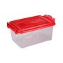 Контейнер пищевой 2,5л пластик с ручками прямоугольный 230*165*115мм (15/12)