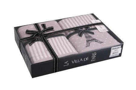 яяяНабор полотенец 2пр 50*90 LA VILLA PARIS серый