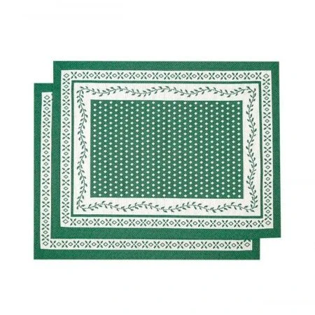 Салфетки новогодние набор 2шт 35*45см гобелен НИДЕРЛАНДЫ зеленый