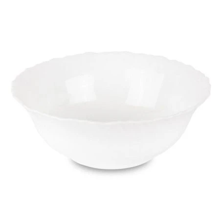 Салатник 550мл 16см стеклокерамика БЕЛЬЕ круглый (6/48)