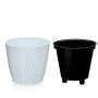 Кашпо 2,3л пластик Kerama белый (36)