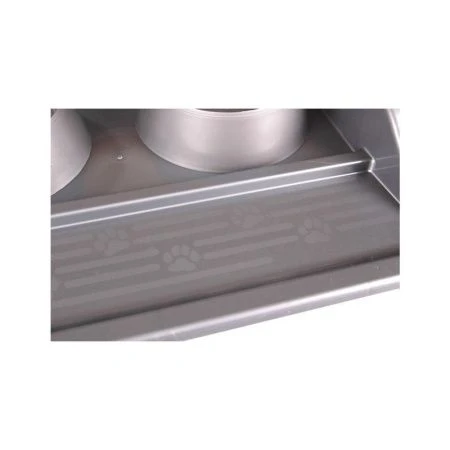 Миска для животных 2шт 300мл 296*410*60мм пластик с лотком (12)