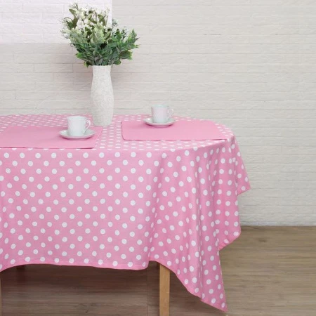 Скатерть с салфетками ЭТЕЛЬ Капкейк (вид2) рогожка (150*250см+40*40см*10шт.)