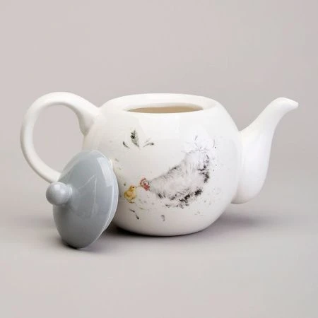 Чайник заварочный 900мл 22,5*13,5*14см керамика FUNNY HENS (12)