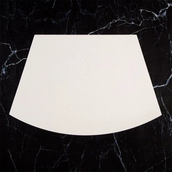 Салфетка кухонная 30*44см экокожа ТЭМ трапеция белый (120)