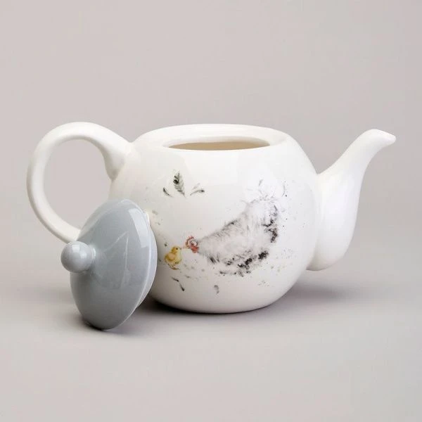 Чайник заварочный 900мл 22,5*13,5*14см керамика FUNNY HENS (12)