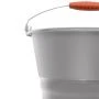 Ведро 10л пластик СССР серый пищевое (20)