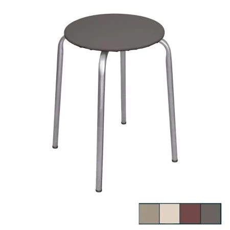 Табурет d32см металл/ДСП/текстиль НИКА ЭКОНОМ круглый (max нагр.100кг) ТЭ2 (10)