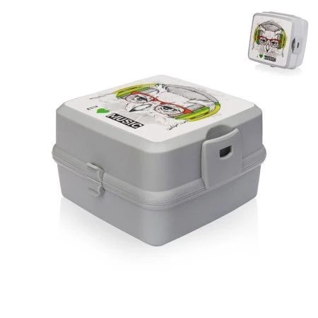 Ланч-бокс пластик Bento серый (36)