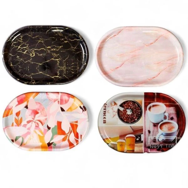 Поднос 43*31см пластик овальный 4833 (60)