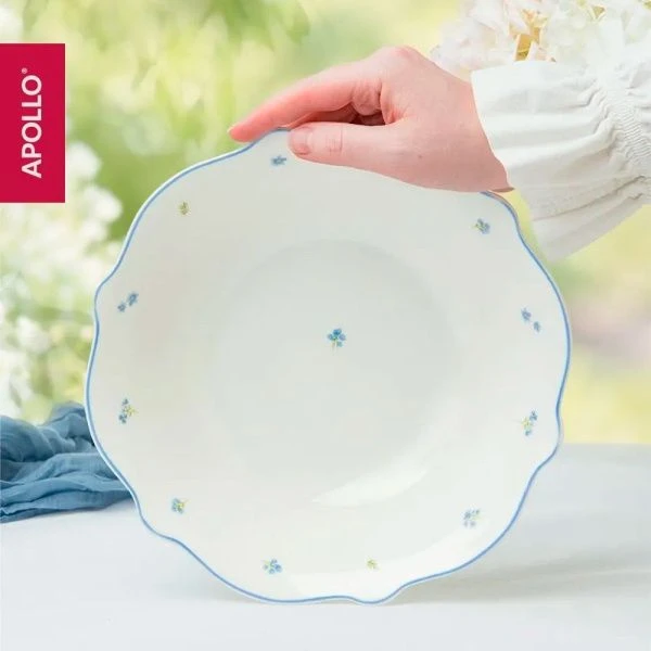 Салатник 1л 23см фарфор Violetas VTS-05 (6)