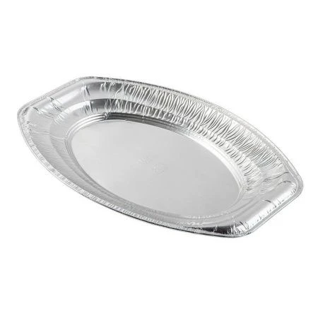 Набор подносов 5шт 1,785л h3,2см 430*275мм (дно 282*162мм) алюминий ГОРНИЦА (75)