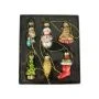Игрушки новогодние на елку набор 4шт 5,6*3,4*2,5см стекло SY230089/JC-15791 (96)