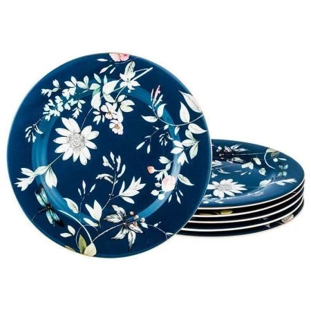 Тарелки мелкие набор 6шт 27см фарфор ЛЕТНИЙ ВЕЧЕР обеденные