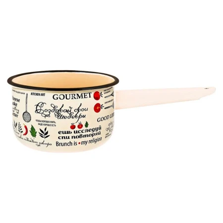 Ковш 1,5л эмаль ШЕДЕВРЫ ТМ Appetite 1с42с (8)