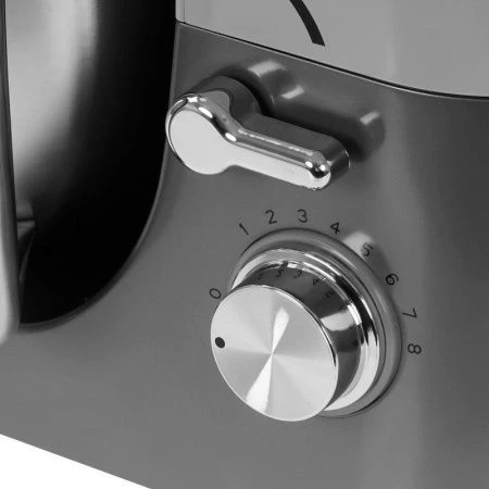 Миксер планетарный пластик Centek CT-1151 хром серый 1600Вт, нерж.чаша 5л, 8 скоростей