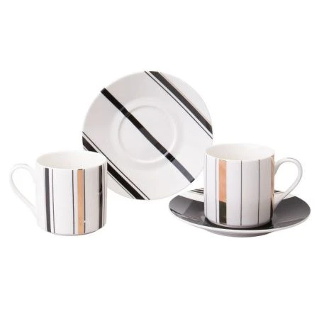 Кофейный набор 4пр фарфор Top Style на 2 персоны 180мл F21-D204M-2 (18)